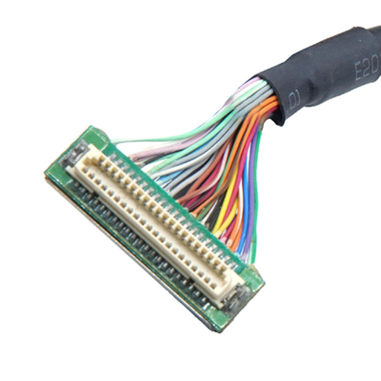 LVDS 케이블 커넥터 DF14-20P-1.25H에서 PH2.0-6P 커넥터 및 DH2.0-T 터미널로 신호 데이터 전송