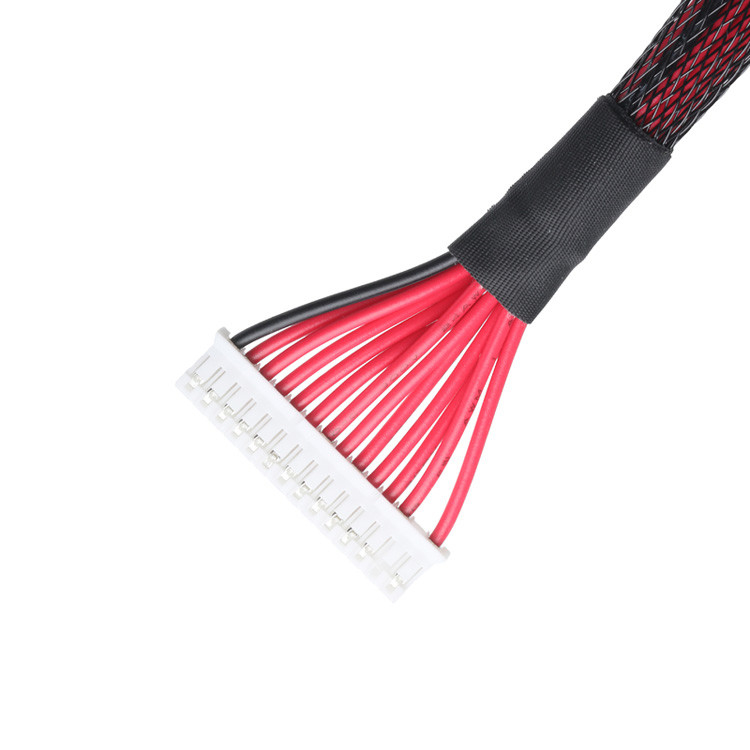 사용자 정의 케이블 조립 OEM/ODM ROHS For JST PH-14P 커넥터 LVDS 디스플레이 커넥터