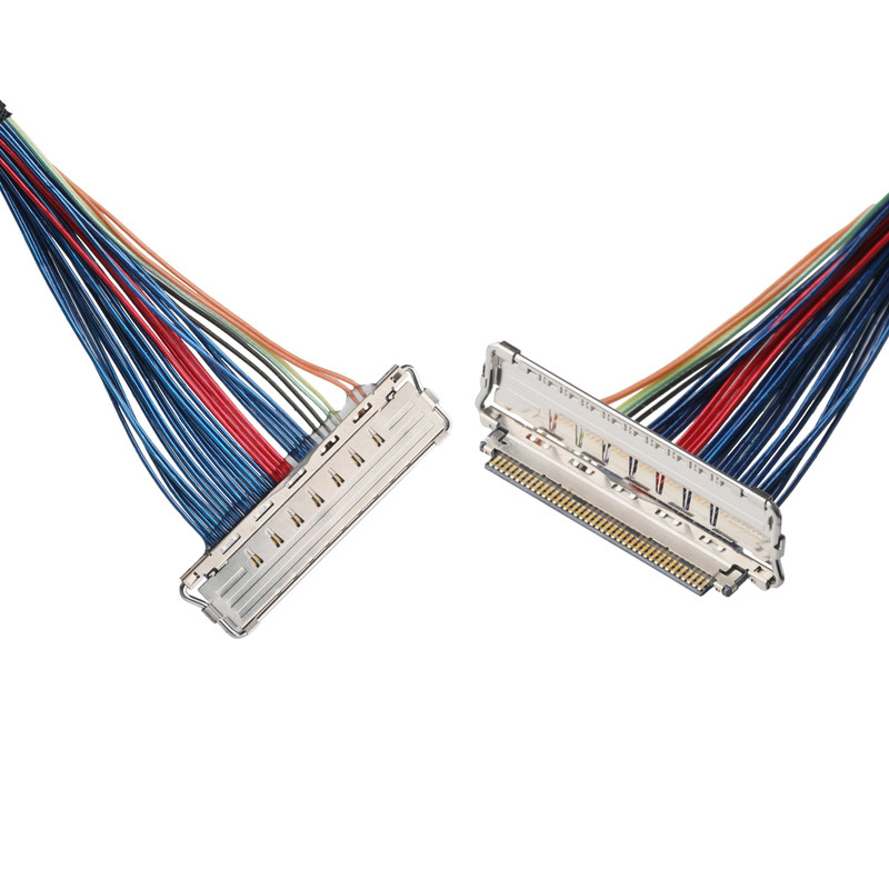 JAE FI-RE51-HL 및 JST EHR-7에서 IPEX 20679-040T-01 LVDS EDP 케이블 마이크로 코아시얼 케이블