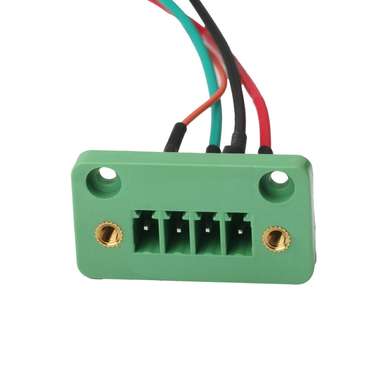 DFK-MC JL15CDGV-3.81 4Pin에서 MX1.25-12Pin 및 UL 로벨 벽을 통과하는 단말 블록