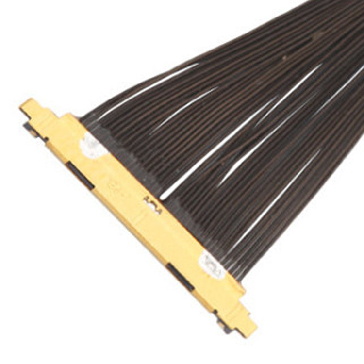 IPEX CABLINE®-UX II 40P UL11130 46AWG 마이크로 코아시얼 케이블 집합 I-PEX 20531-040t-02 IDC 포밍 OEM/ODM