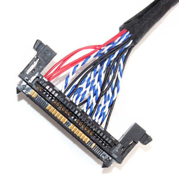 LCD LVDS 케이블 조립 1.0mm Pitch JAE Fix-30ssl-Hf To  DF13 EDP 26AWG