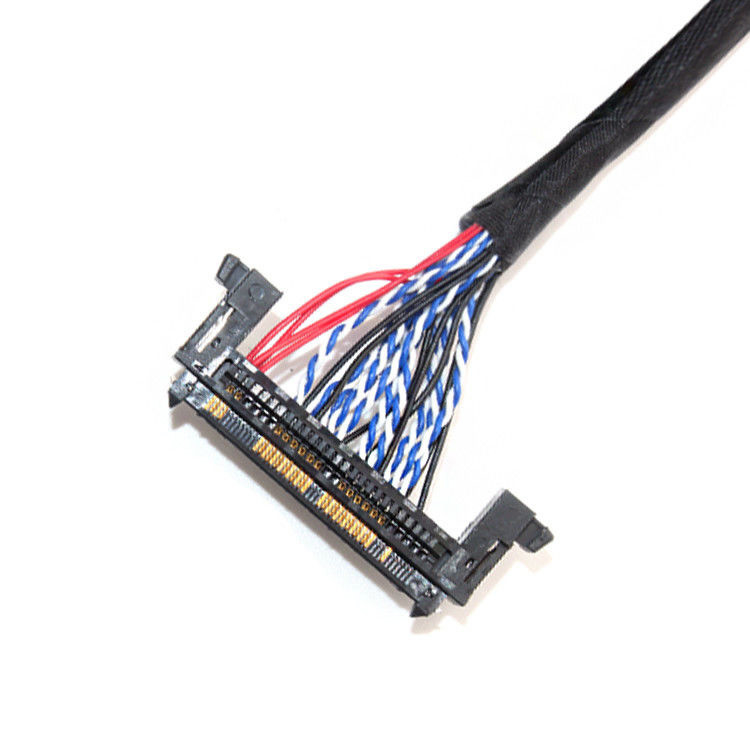 LCD LVDS 케이블 조립 1.0mm Pitch JAE Fix-30ssl-Hf To  DF13 EDP 26AWG