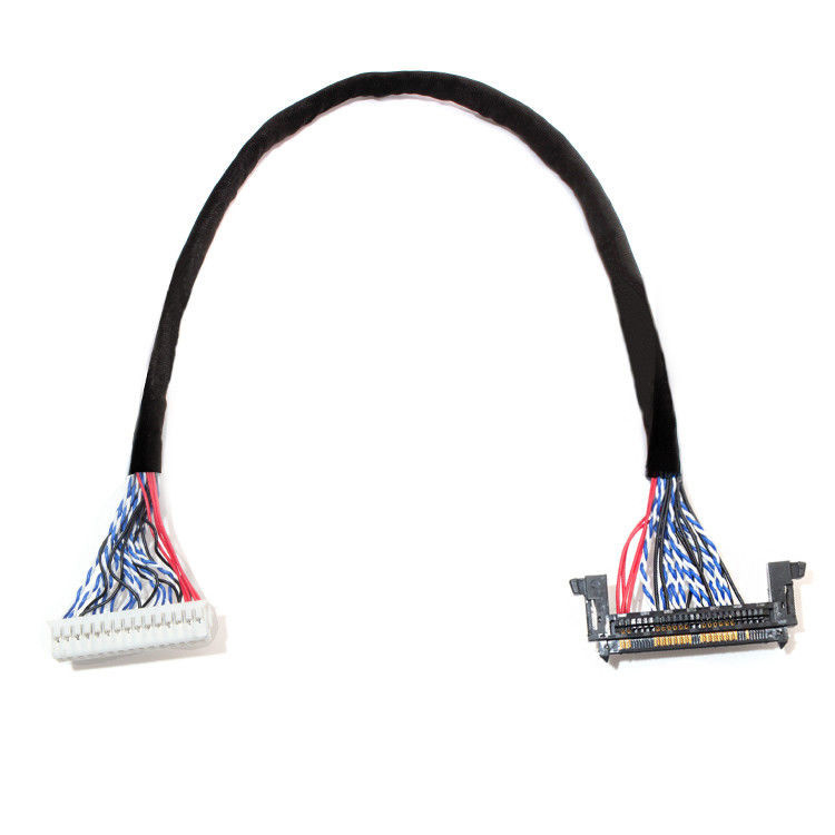 LCD LVDS 케이블 조립 1.0mm Pitch JAE Fix-30ssl-Hf To  DF13 EDP 26AWG