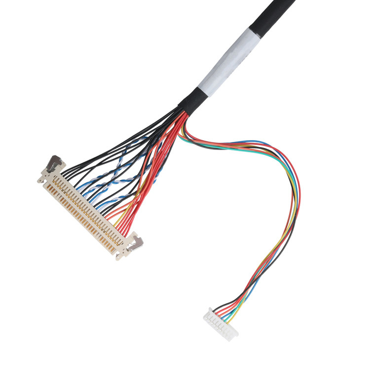 LVDS 케이블 FI-X30HL 30P에서 DF20A-40P 또는 9P HSG 케이블 동축 연결 장치 OEM/ODM