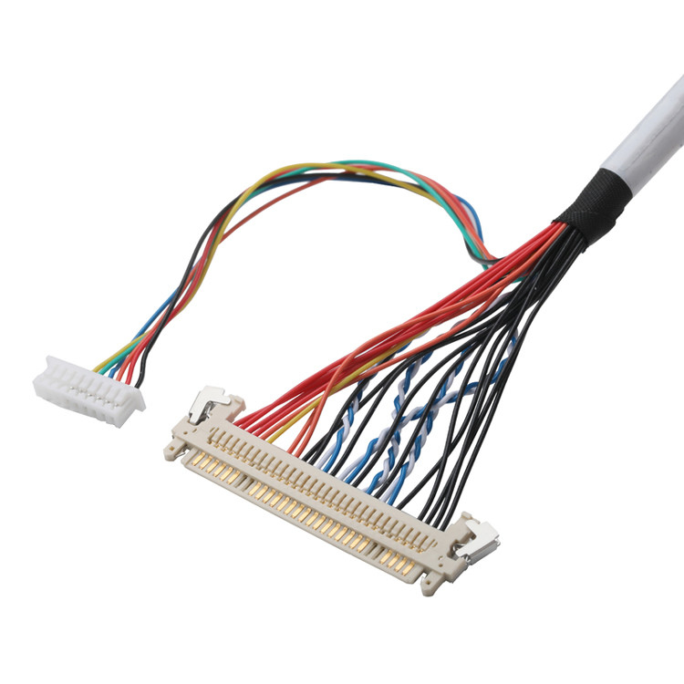 LVDS 케이블 FI-X30HL 30P에서 DF20A-40P 또는 9P HSG 케이블 동축 연결 장치 OEM/ODM