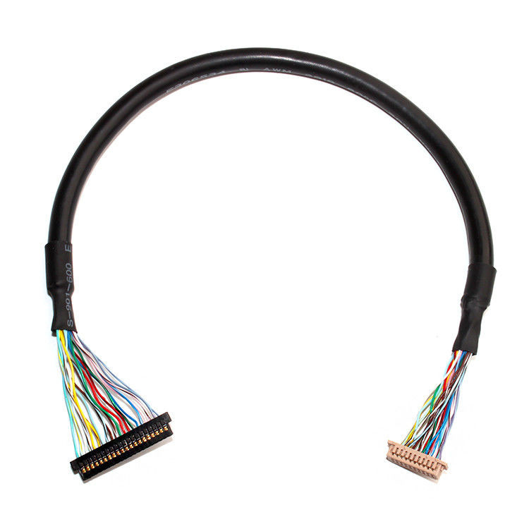 DF13-20DS-1.25C LCD 커넥터를 사용하여 1.0mm Pitch 및 32AWG와 LVDS 케이블 조립