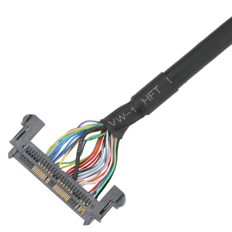 1.25mm DF14-30S-1.25C에서 JAE 0.5mm FI-RE51HL까지 LVDS EDP 케이블 어셈블리가 만들어졌습니다.