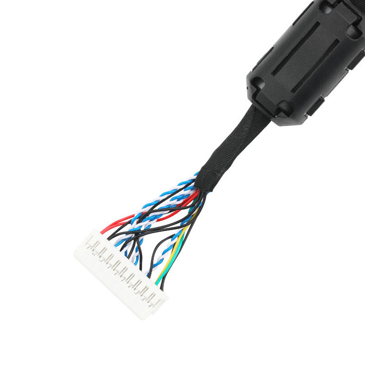JST PHDR-20V에서 JAE FI-S20S LVDS 커넥터 케이블에 대한 LVDS EDP 케이블 집합