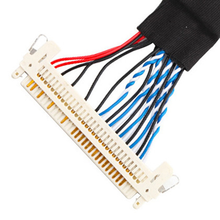 JAE FI-S20S에서 FI-X30HL까지의 LVDS 케이블 조립 장치, 1.25mm 피치와 500VAC로 지정