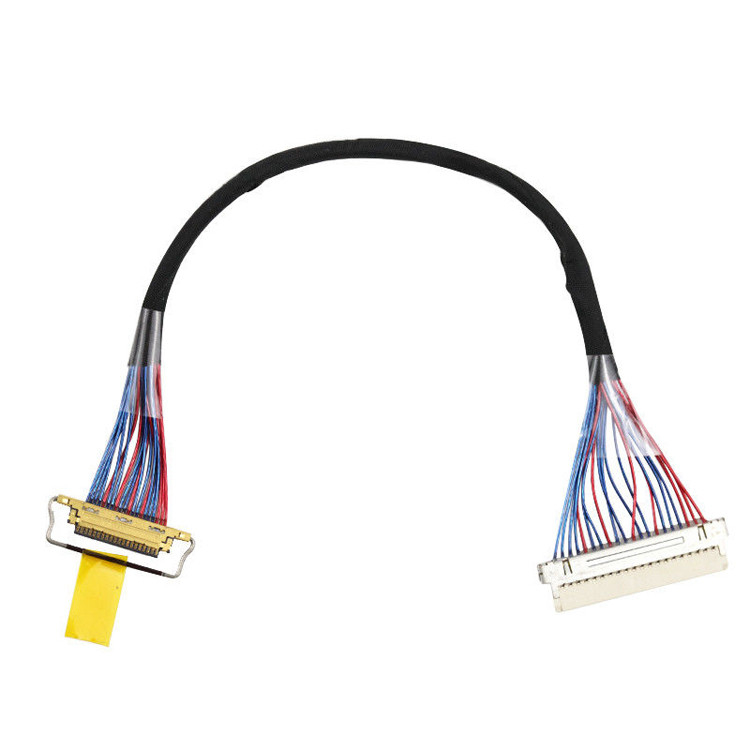 0.5mm Pitch 20453-220t-03 Lvds 케이블 조립 Df19g-20s To I-Pex ISO14001
