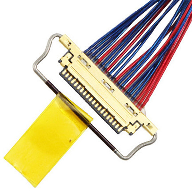 0.5mm Pitch 20453-220t-03 Lvds 케이블 조립 Df19g-20s To I-Pex ISO14001