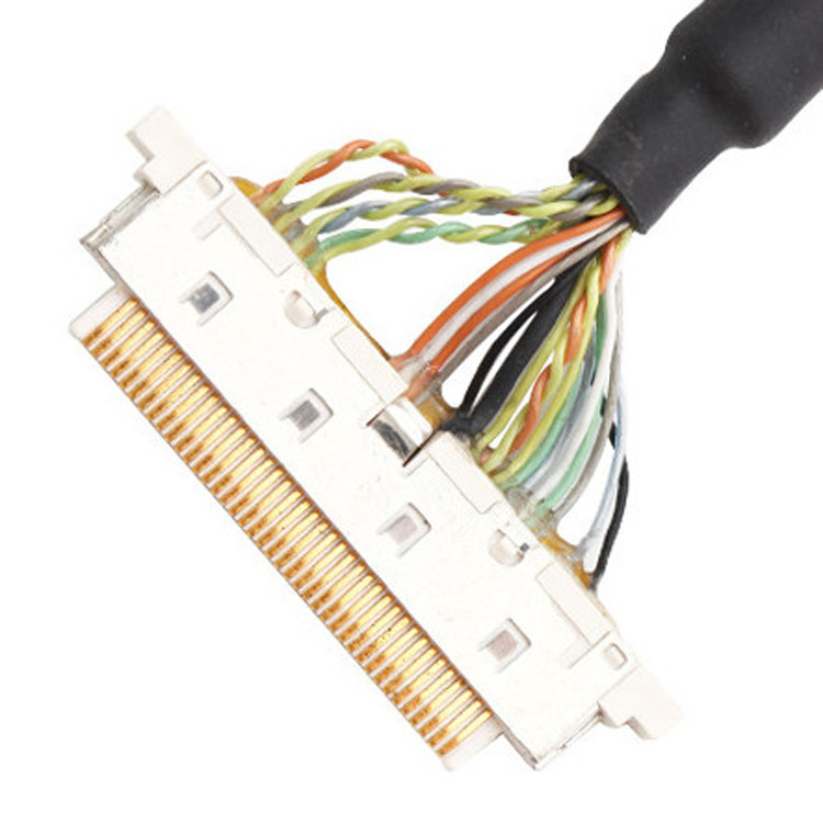 0.5 밀리미터는 JST SHDR-40V-S-B LVDS 케이블 조립에 ACES에게 0를 던집니다