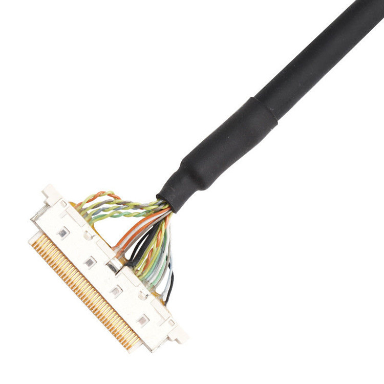 0.5 밀리미터는 JST SHDR-40V-S-B LVDS 케이블 조립에 ACES에게 0를 던집니다