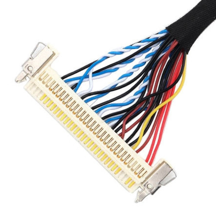 24pin MOLEX 504186-2400 30pin JAE FI-X30HL LCD LVDS 케이블 조립 길이 사용자 정의
