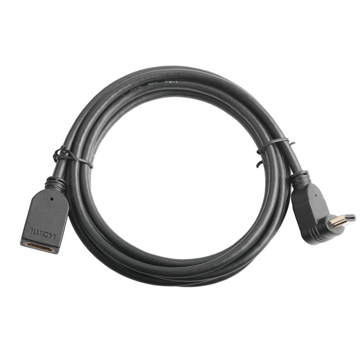 남성 수직 19Pin HDMI-A 커넥터 어셈블리에서 여성 19Pin HDMI LCD 케이블