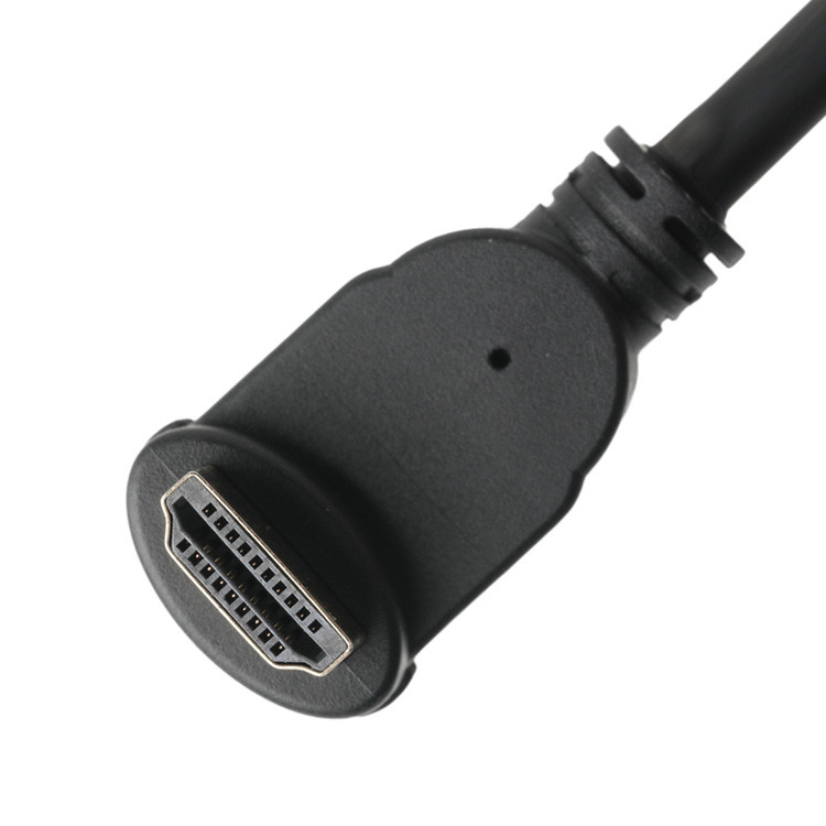 남성 수직 19Pin HDMI-A 커넥터 어셈블리에서 여성 19Pin HDMI LCD 케이블