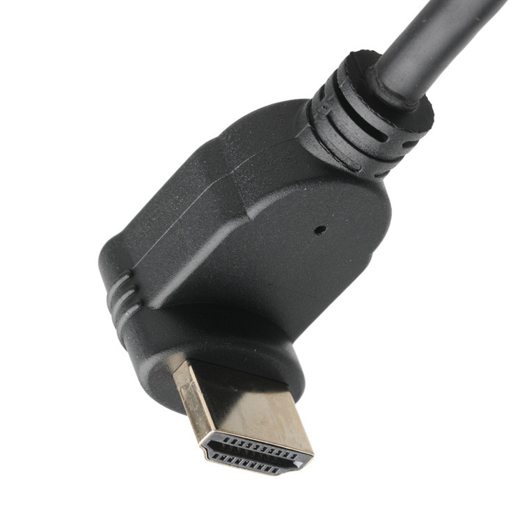 남성 수직 19Pin HDMI-A 커넥터 어셈블리에서 여성 19Pin HDMI LCD 케이블