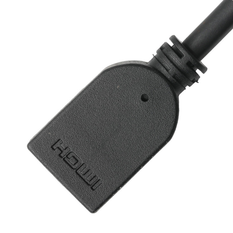남성 수직 19Pin HDMI-A 커넥터 어셈블리에서 여성 19Pin HDMI LCD 케이블