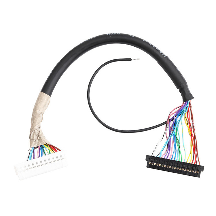 OEM/ODM 마이크로 코아시얼 LVDS 케이블 조립 JST PHDR-24VS TO JAE FI-S20S