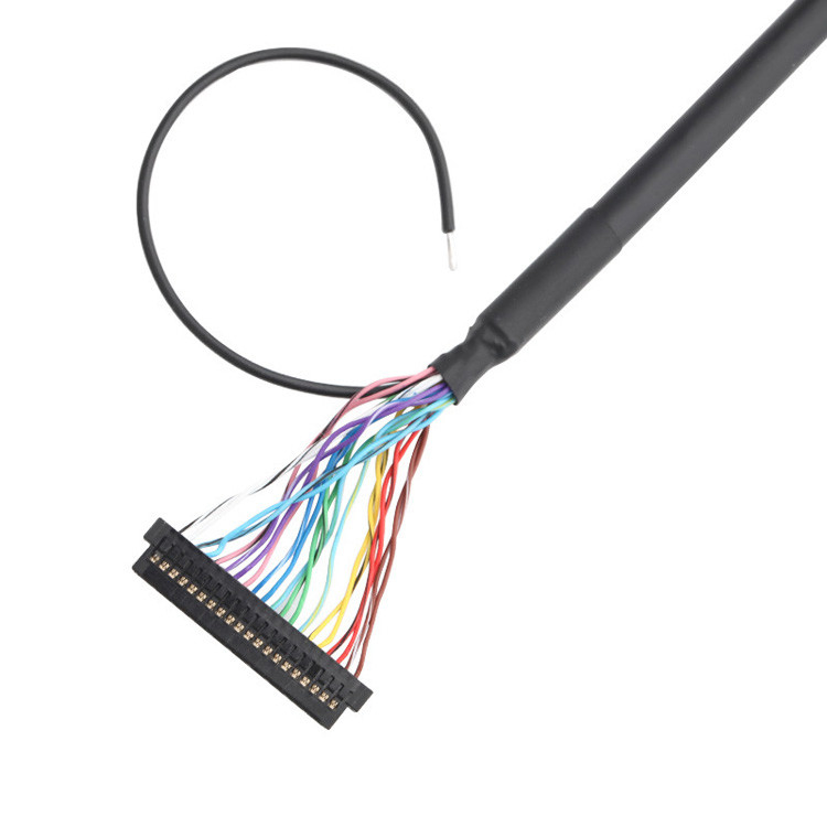 OEM/ODM 마이크로 코아시얼 LVDS 케이블 조립 JST PHDR-24VS TO JAE FI-S20S