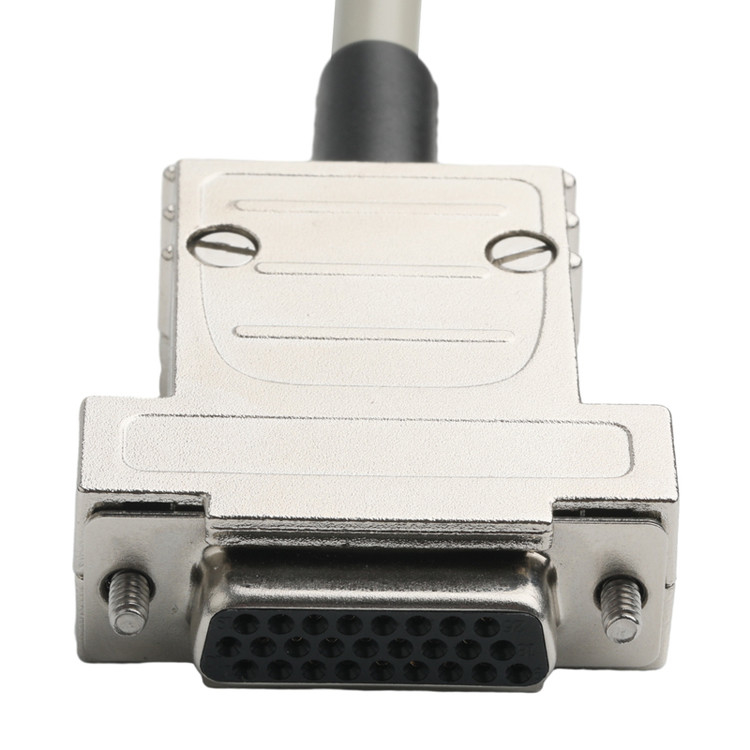 Hd D-Sub to Mdr 플러그 커넥터 케이블 14p*28 Awg Od 7.0mm 베이지 PVC 잭