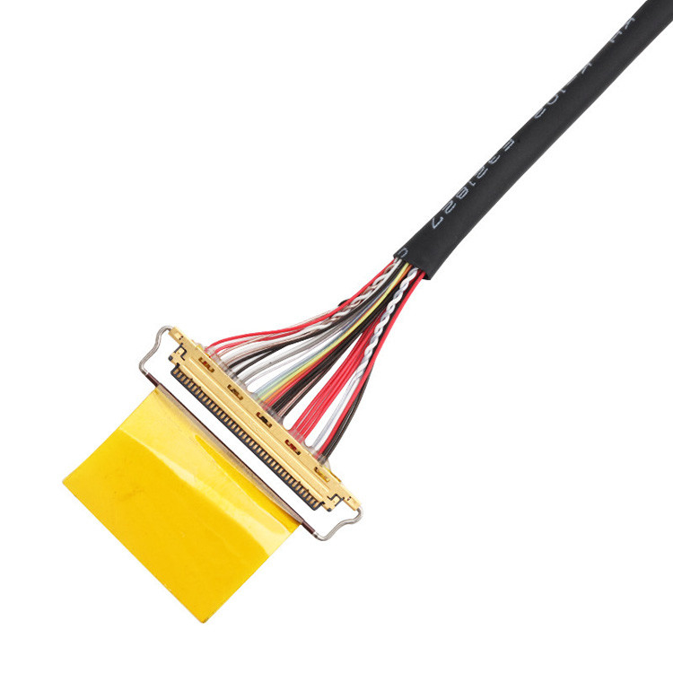 JST PHR-4 IPEX 20453-240T-03에서 20380-R30T-06 LVDS 해운스 케이블 조립에 연결