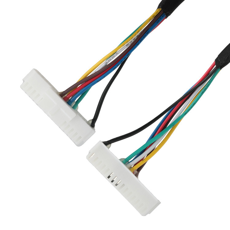 OEM/ODM LVDS 케이블: LHE PHSD 30P Pitch 2.0mm에서 A2545 20P Pitch 2.54mm, 와이어 UL1007 24AWG, 색상
