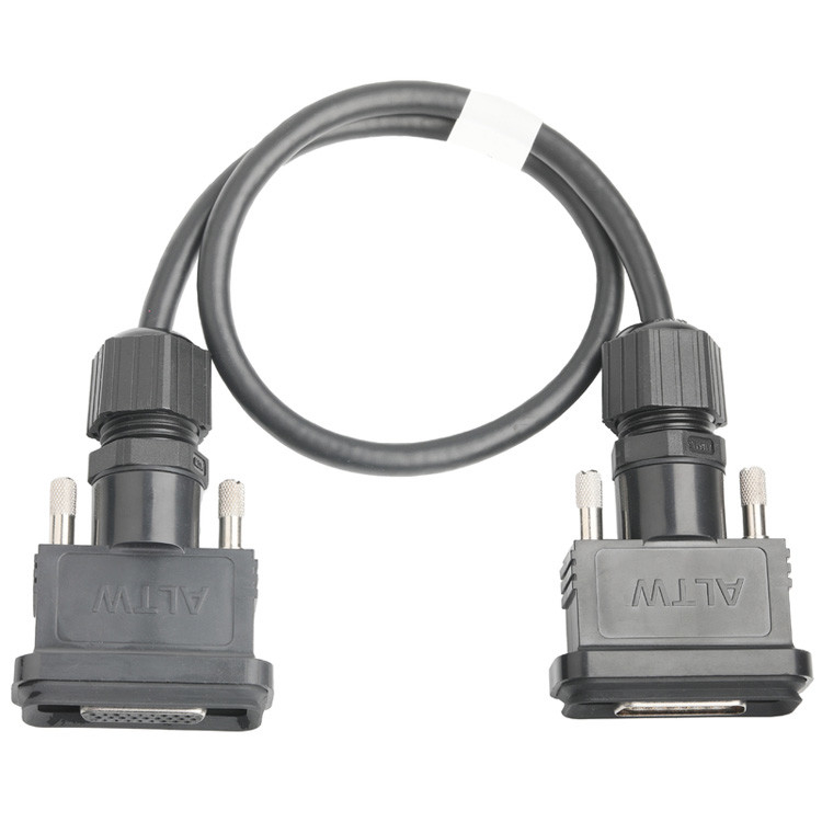 OEM/ODM 사용자 정의 길이 ROHS LVDS 케이블 조립 HDB-26BMMA-SL7001 남성에서 HDB-26BFFA-SL7001 여성