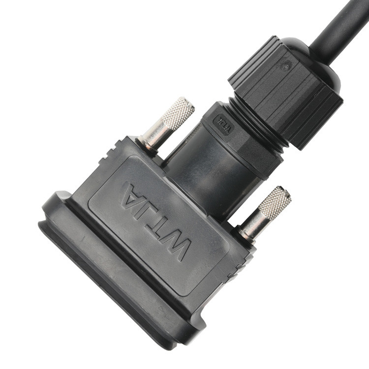 OEM/ODM 사용자 정의 길이 ROHS LVDS 케이블 조립 HDB-26BMMA-SL7001 남성에서 HDB-26BFFA-SL7001 여성