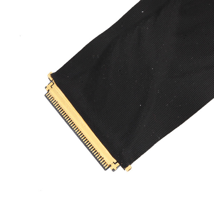40 핀 JAE HD1P040-CSH2 마이크로 코아시얼 케이블, DF80D-40P-0.5SD LVDS EDP 케이블