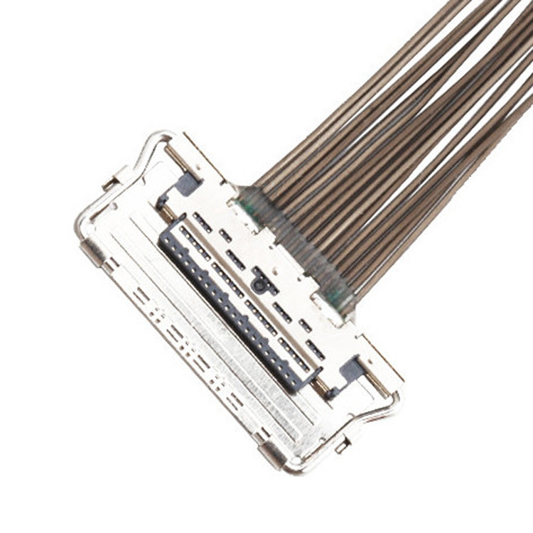 0.4mm 피치 LVDS EDP 케이블 20679-20p 마이크로 코아시얼 lvds 디스플레이 커넥터