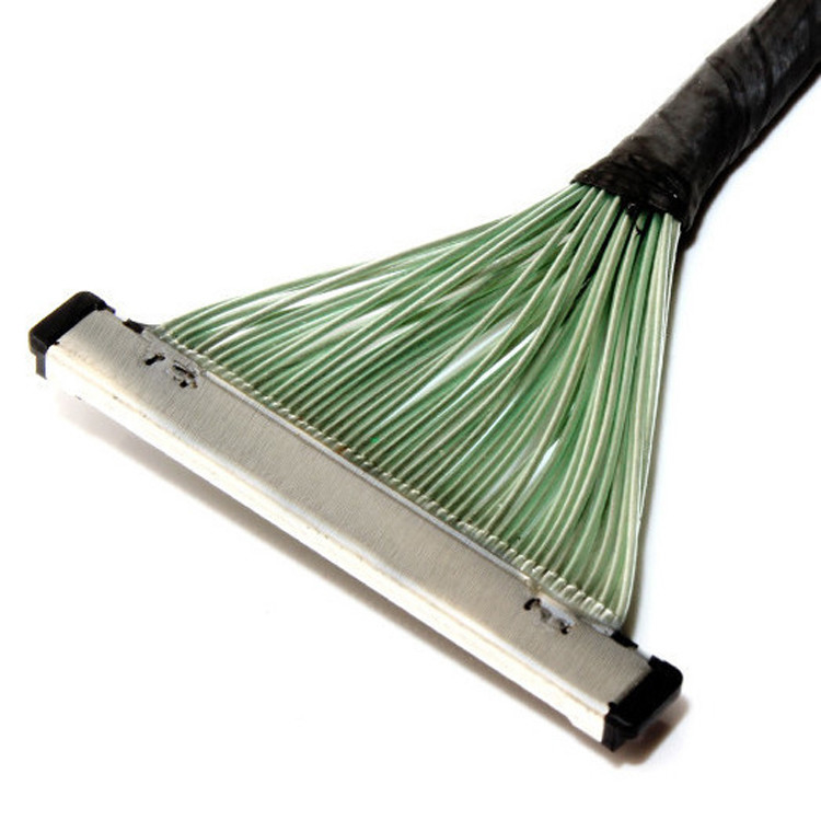 50 핀 20380-R30T-06 LVDS EDP 마이크로 코아시얼 케이블 집합 50P 커넥터