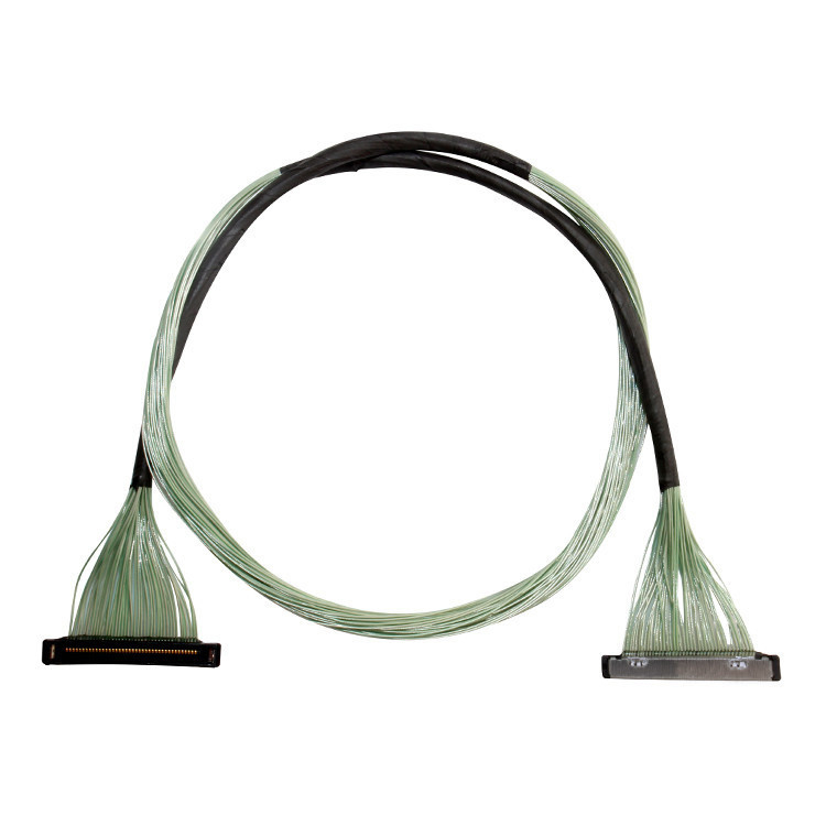 50 핀 20380-R30T-06 LVDS EDP 마이크로 코아시얼 케이블 집합 50P 커넥터