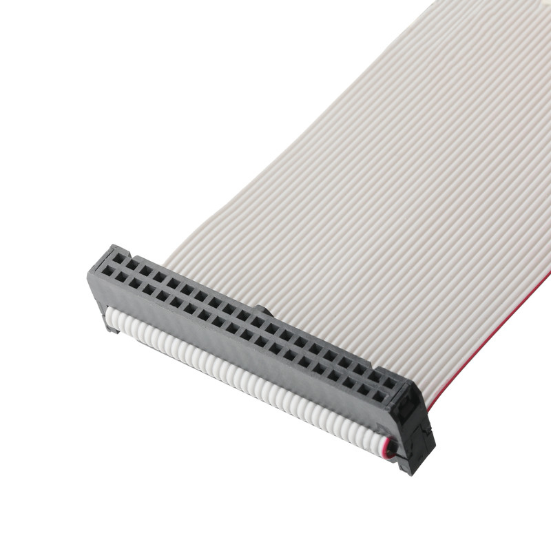 IDC FC-2*20P 40Pin 2.54mm 피치 블랙 PBT+G/F UL2651 28AWG IDC 평면 리본 케이블 1.27mm 피치 OEM/ODM