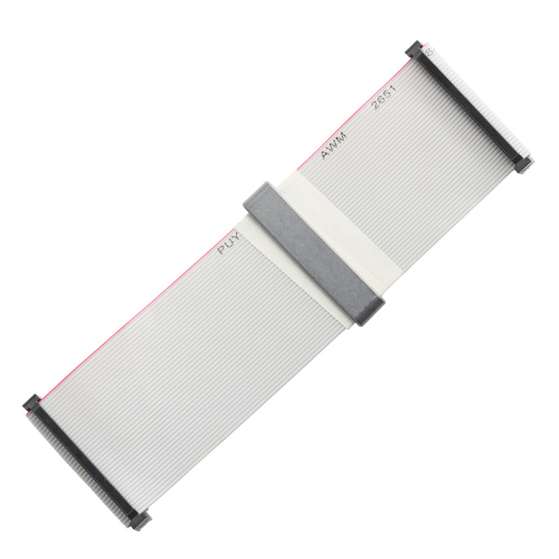IDC FC-2*20P 40Pin 2.54mm 피치 블랙 PBT+G/F UL2651 28AWG IDC 평면 리본 케이블 1.27mm 피치 OEM/ODM