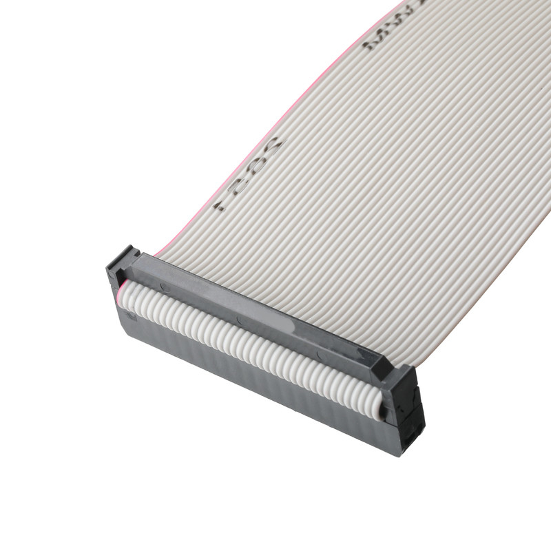 IDC FC-2*20P 40Pin 2.54mm 피치 블랙 PBT+G/F UL2651 28AWG IDC 평면 리본 케이블 1.27mm 피치 OEM/ODM