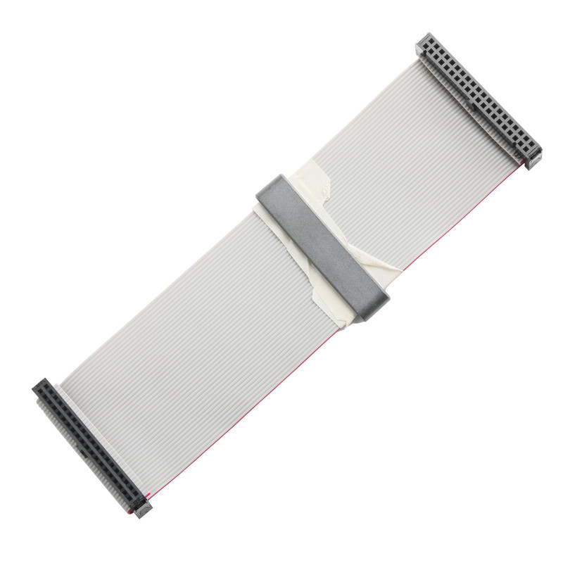 IDC FC-2*20P 40Pin 2.54mm 피치 블랙 PBT+G/F UL2651 28AWG IDC 평면 리본 케이블 1.27mm 피치 OEM/ODM