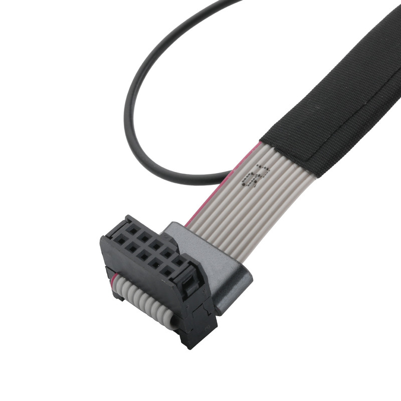 IDC FC-10P 및 TER M4 피치 1.27mm 링 와이어 UL2651 28AWG 케이블 OEM / ODM와 함께 지상 케이블 커넥터