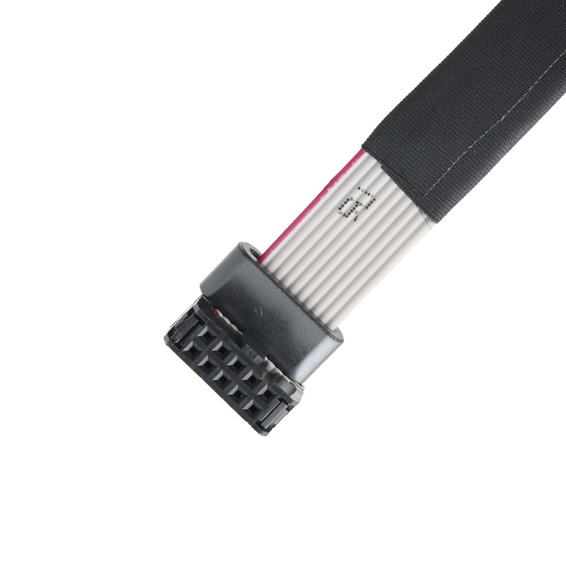 IDC FC-10P 및 TER M4 피치 1.27mm 링 와이어 UL2651 28AWG 케이블 OEM / ODM와 함께 지상 케이블 커넥터