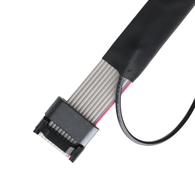 IDC FC-10P 및 TER M4 피치 1.27mm 링 와이어 UL2651 28AWG 케이블 OEM / ODM와 함께 지상 케이블 커넥터