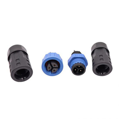 M15 산업용 2, 3 핀 원형 연결기 용접형 조립 및 방수 IP67 등급 OEM/ODM
