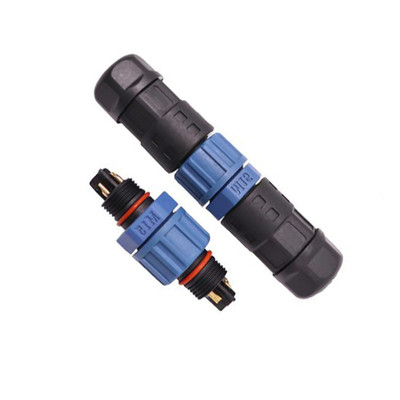 M15 산업용 2, 3 핀 원형 연결기 용접형 조립 및 방수 IP67 등급 OEM/ODM