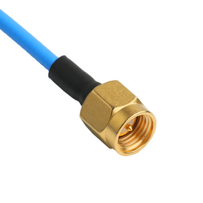 ROHS 로우 PIM 플렉스 TFT-5G-402 RF 코아시얼 케이블 블루 FEP 재킷으로 두 배 보호 OEM/ODM