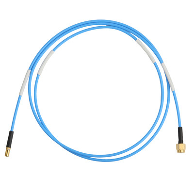 ROHS 로우 PIM 플렉스 TFT-5G-402 RF 코아시얼 케이블 블루 FEP 재킷으로 두 배 보호 OEM/ODM
