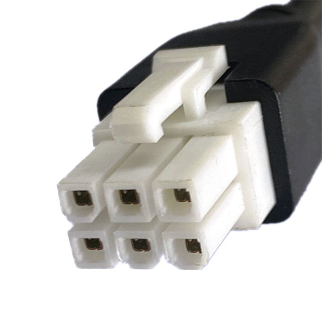 사용자 지정 피치 2 3 4 5 6 핀 모렉스 5557 6핀 4.2mm 피치 재킷 케이블 UL2464 20AWG*6C OD6.4mm 블랙