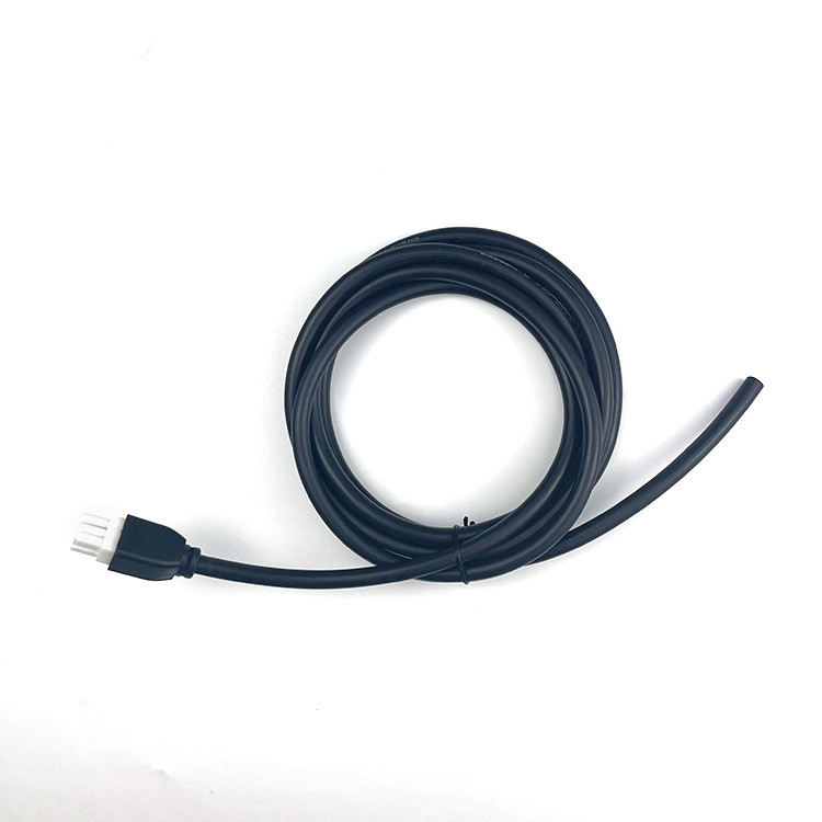 사용자 지정 피치 2 3 4 5 6 핀 모렉스 5557 6핀 4.2mm 피치 재킷 케이블 UL2464 20AWG*6C OD6.4mm 블랙