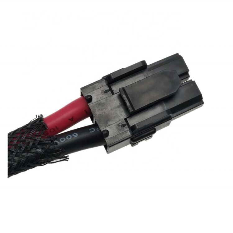 Molex 428160212 2핀 10MM 피치 커넥터 및 8 AWG 케이블을 사용한 맞춤형 와이어 하네스