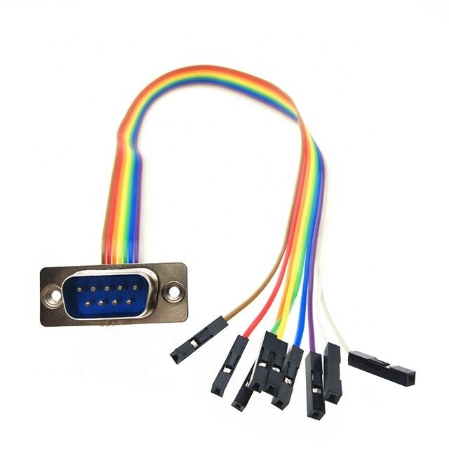 맞춤형 길이 2.54mm Pitch RoHS 인증 평면 리본 케이블 DB9 듀폰 커넥터