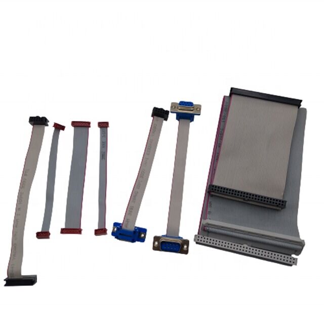 D-SUB DB9에서 IDC 평면 리본 케이블 조립